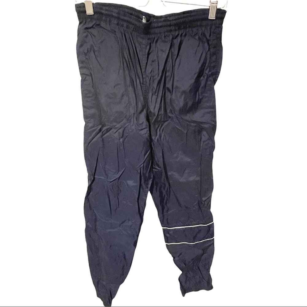 Nike‎ Vintage Womens Medium Blue Wind Athletic Elastic Waist Pants